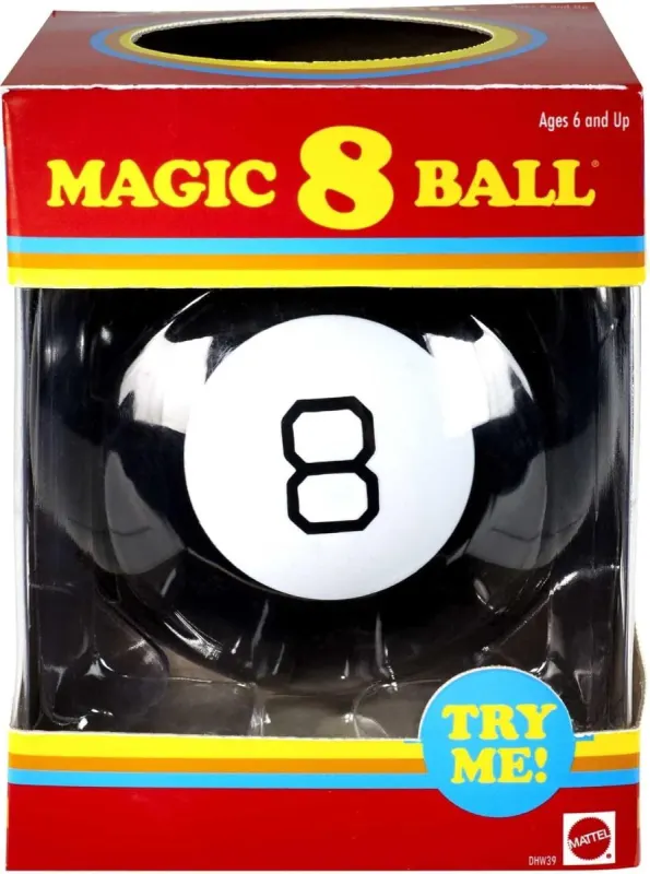 Bola 8 mágica Mattel: el oráculo retro que responde sí o no