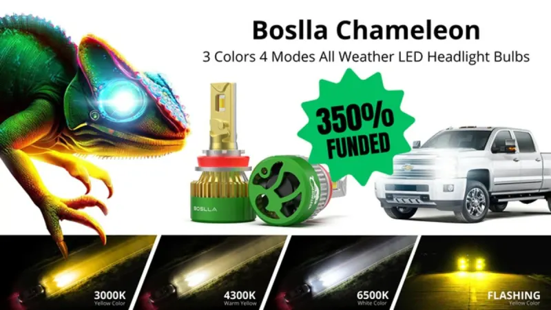 Bombillas LED coche 3 colores: Boslla Chameleon C4