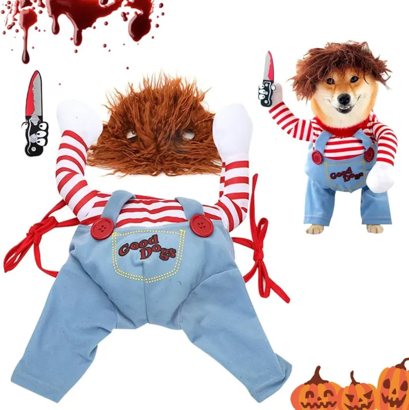 Disfraz de Halloween para perro: forro polar y tallas L y XL