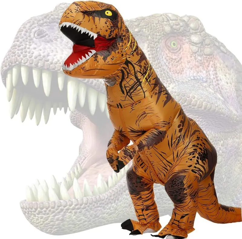 Disfraz dinosaurio hinchable T-Rex para adultos