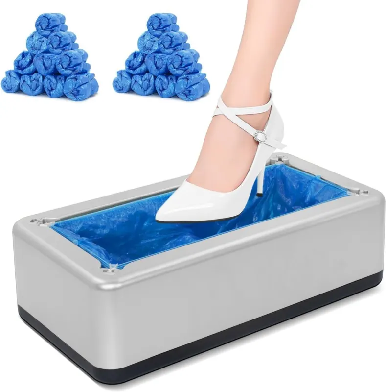 Dispensador de fundas para zapatos automático