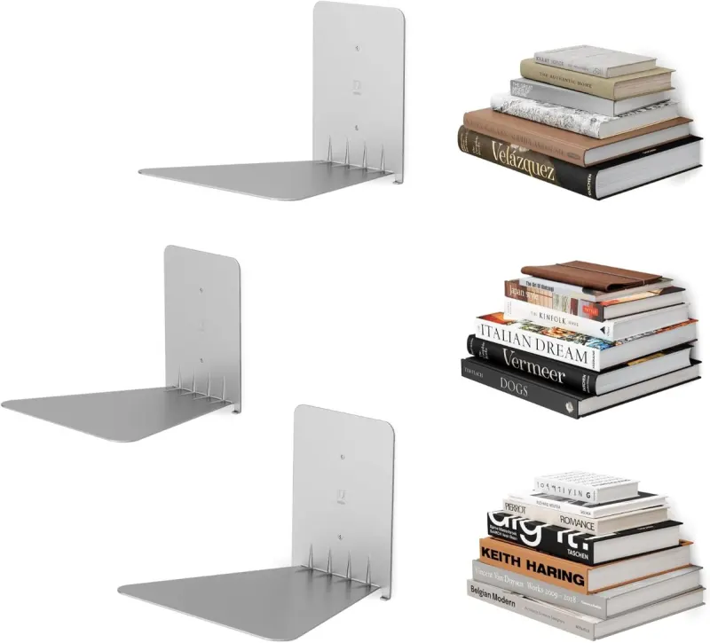 Estantería invisible para libros Umbra Conceal (pack de 3)