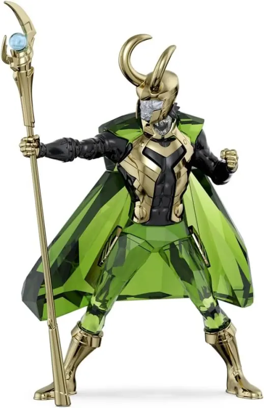Figura Loki Swarovski: cristal Marvel para coleccionistas