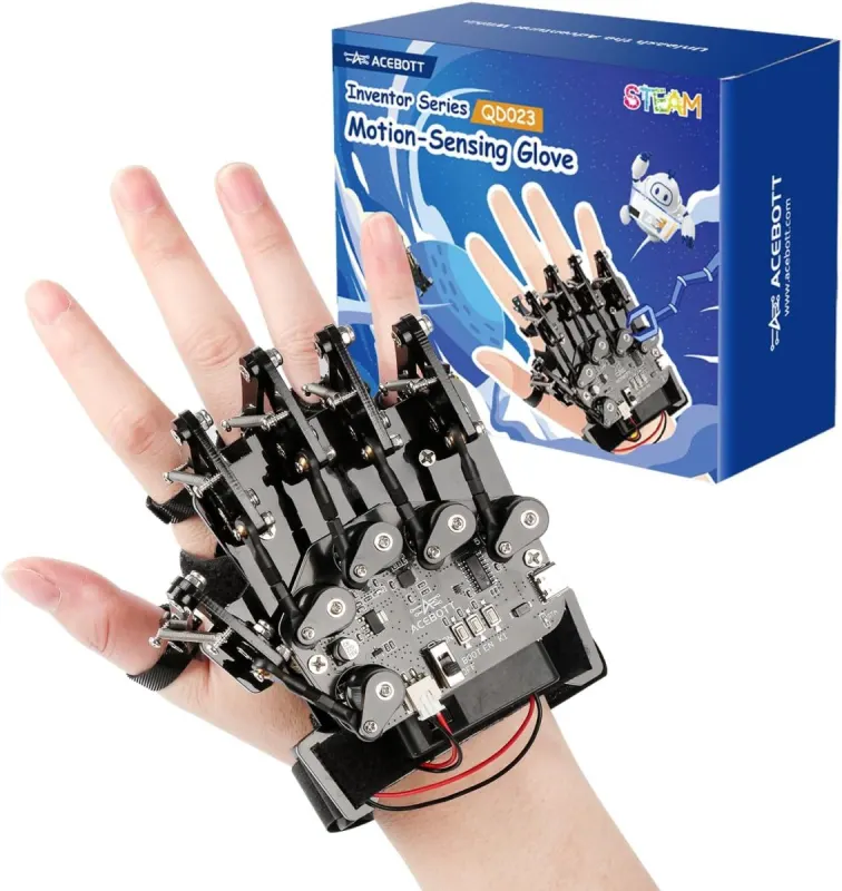 Guante robot Arduino: kit STEM de mano robótica
