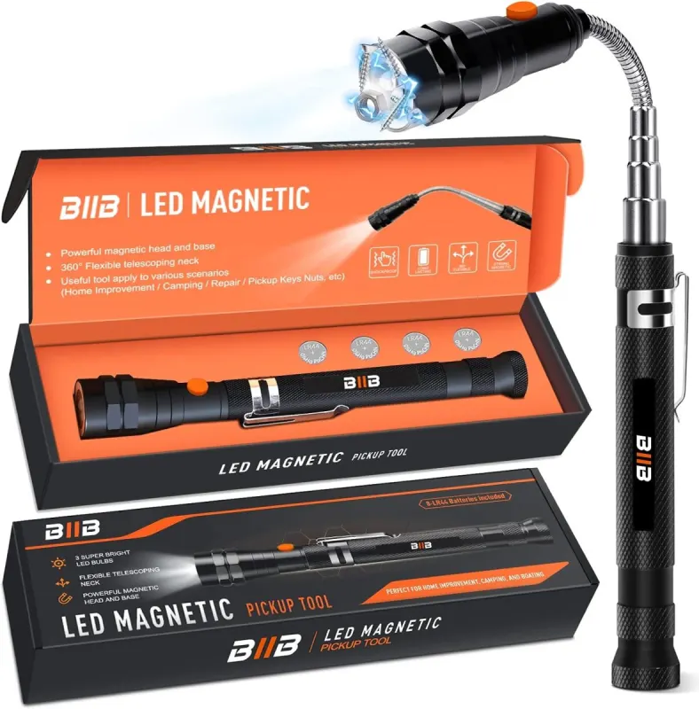 Herramienta magnética LED telescópica para regalar