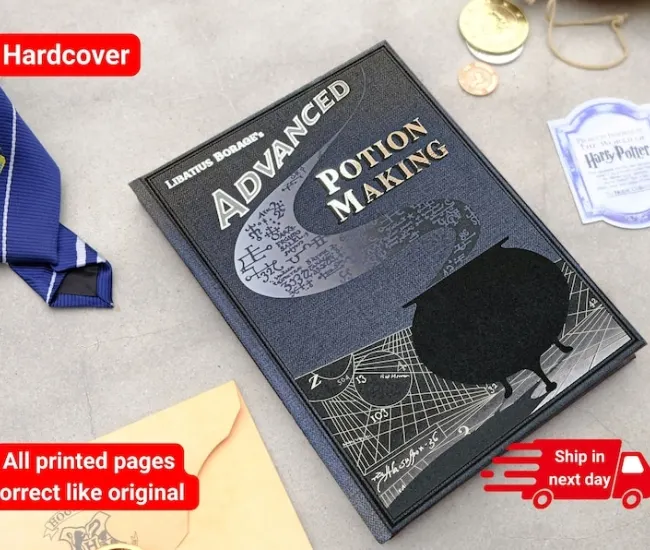 Libro de Elaboración de Pociones Avanzadas de Harry Potter - Conviértete en el Experto en Pociones