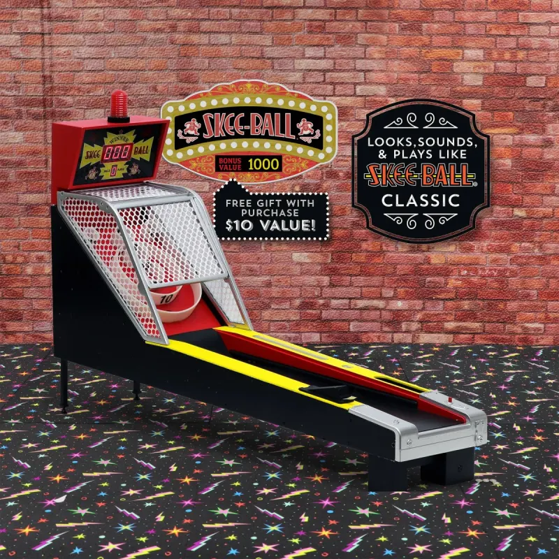 Mini máquina Skee-Ball: recreativa de salón en escala 1/6