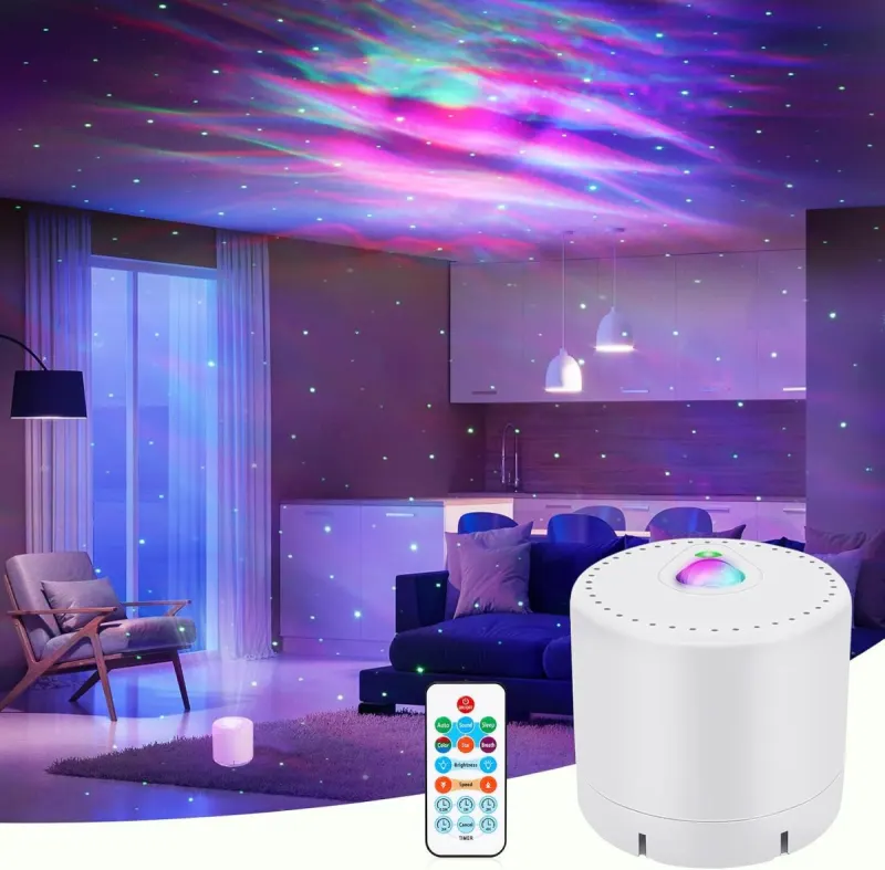 Proyector de estrellas: tu techo, convertido en galaxia