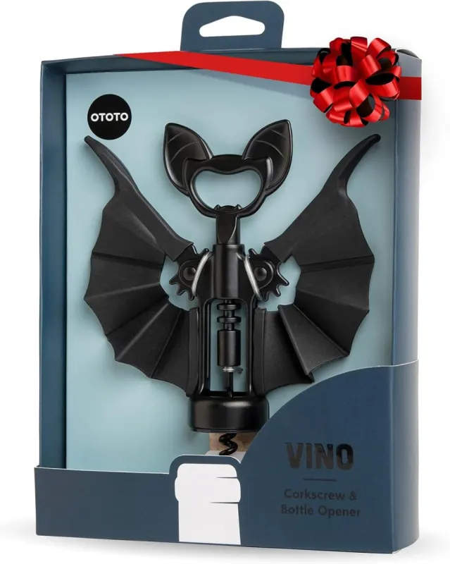 Sacacorchos murciélago OTOTO Vino gótico 2 en 1
