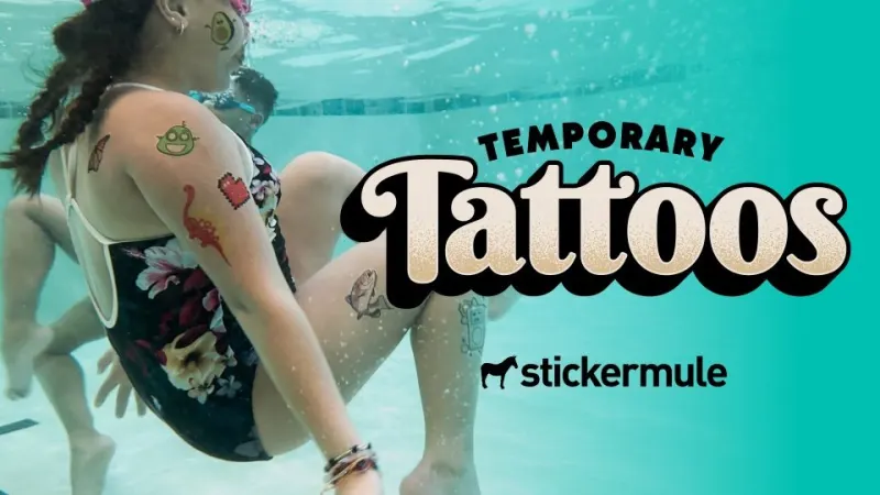 Tatuajes temporales personalizados para fiestas y Halloween
