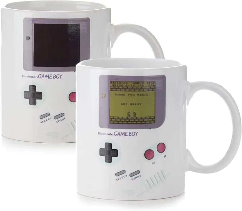 Taza térmica Game Boy Paladone que cambia con calor