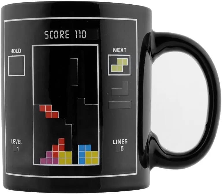 Taza Tetris térmica Paladone que cambia con el calor
