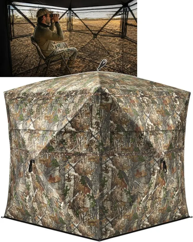 Tienda de caza camuflaje TIDEWE: puesto invisible 270º