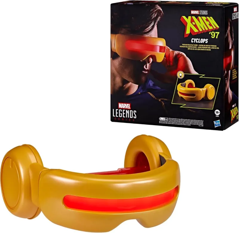 Visor de Cíclope X-Men '97 con luz LED para cosplay
