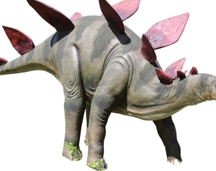 Estatua de estegosaurio de...