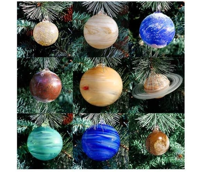 Adornos del Sistema Solar para decorar tu árbol de Navidad