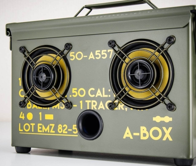 Caja de altavoces Ammo: el regalo más original para los amantes de la música