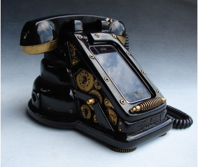 Base Steampunk para iPhone - Haz que tu teléfono sea una verdadera obra de arte steampunk!