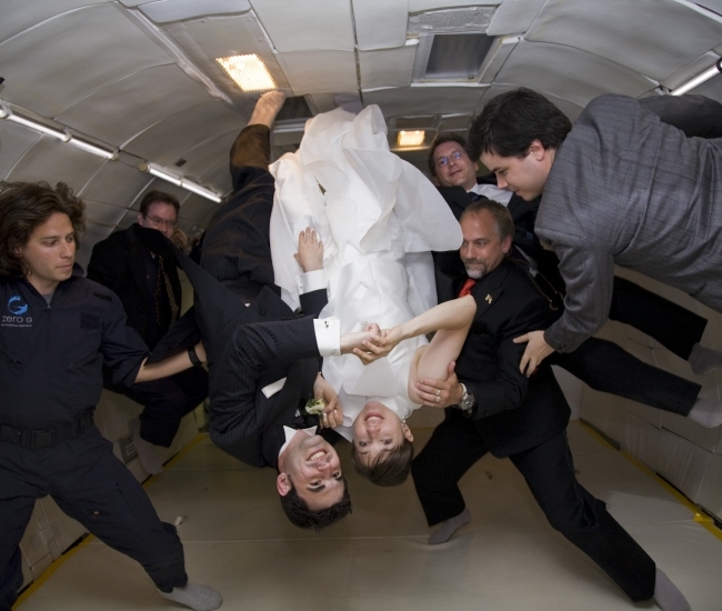 Celebra tu boda en gravedad cero con Weightless Weddings - Zero-G