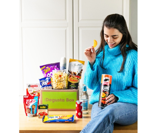 Caja sorpresa de snacks