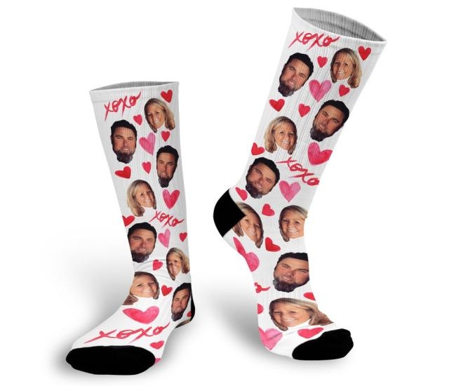 Calcetines personalizados para la cara, divertidos calcetines de fotos  personalizados, calcetines de Navidad con foto para hombres y mujeres