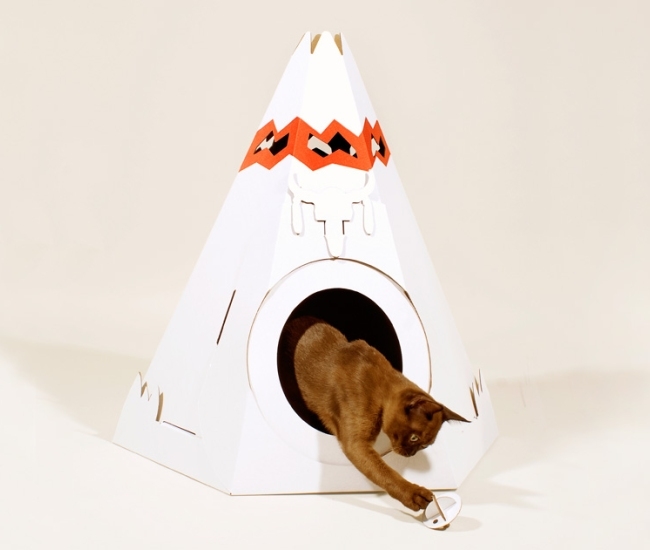 Cama tipi para gatos: el regalo original y divertido que tu mascota merece