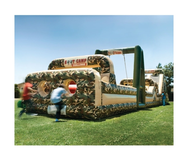 Carrera de obstáculos militar inflable: la experiencia más emocionante y divertida