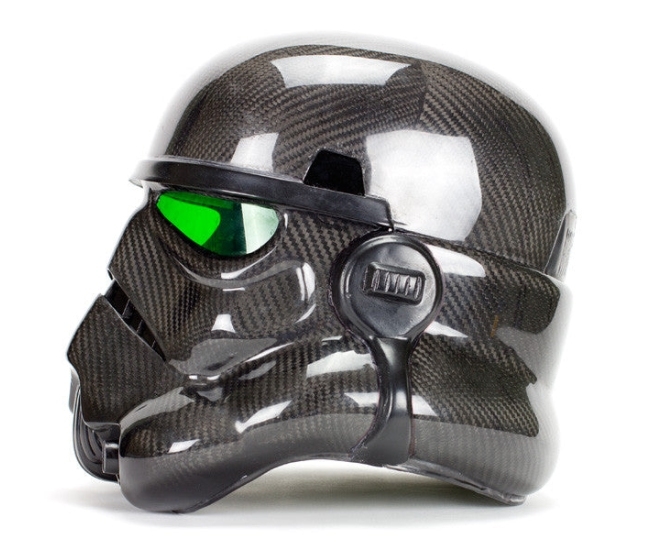 Casco de soldado de asalto de fibra de carbono - El regalo perfecto para los fans de Star Wars