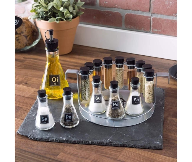 Chemist's Spice Rack: el especiero perfecto para los amantes de la ciencia y la cocina