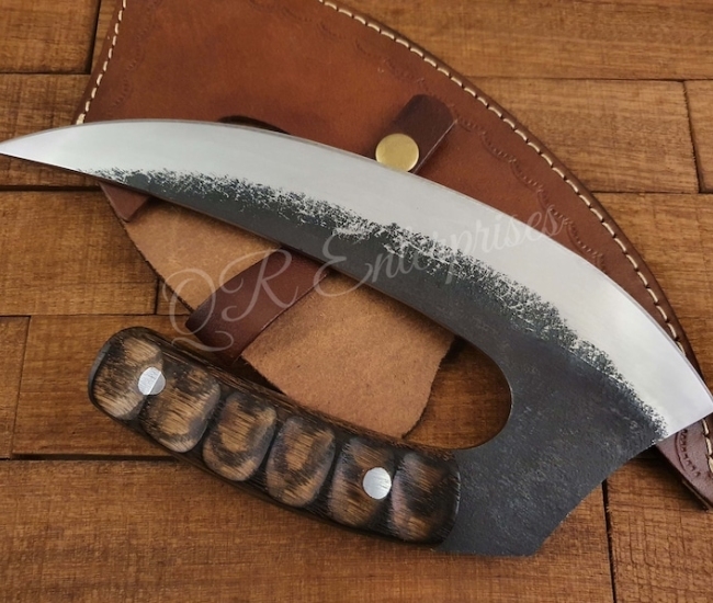 Cuchillo Ulu Hoja Fija Acero D2 | Regalos de cumpleaños y aniversarios