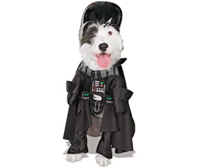 Disfraz de Darth Vader para perro: convierte a tu mascota en el verdadero señor del lado oscuro