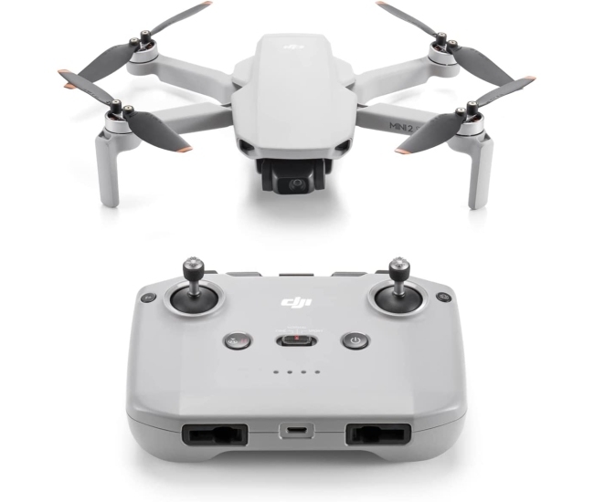 DJI Mini 2 SE, un dron mini con cámara ligero y plegable con vídeo 2.7K, modos inteligentes, transmisión de video a 10 km, 31 minutos de vuelo