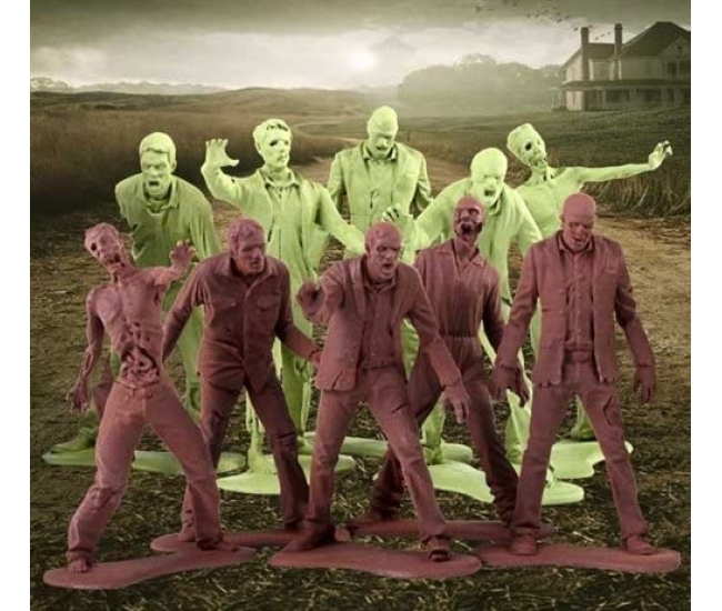 Completa tu diorama del apocalipsis zombie con estos hombres del ejército de plástico de Gentle Giant