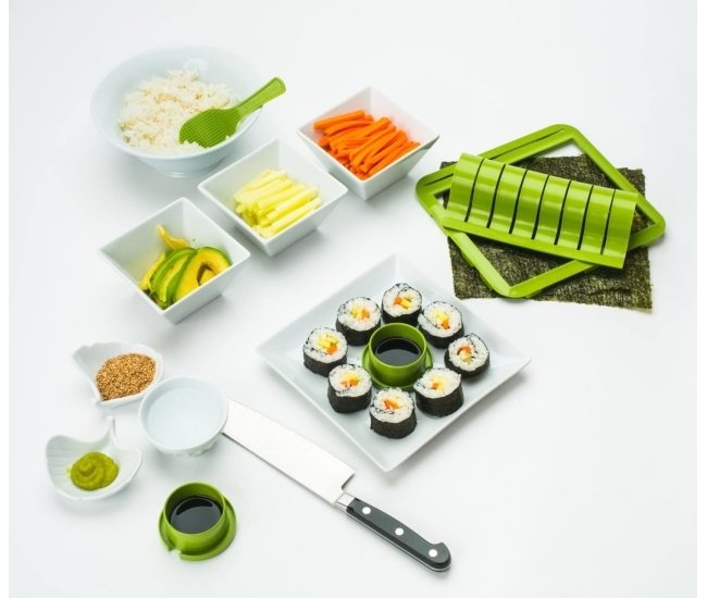 Kit para enrollar sushi: haz sushi en casa de forma fácil y divertida