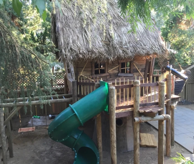 La casa del arbol de Tarzán naufrago