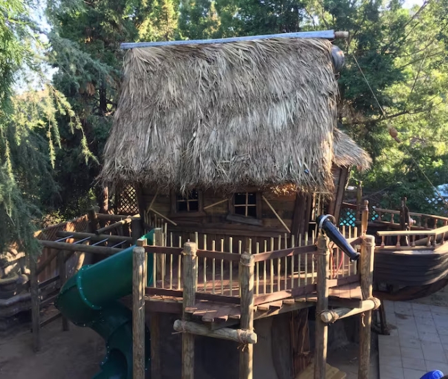 La casa del arbol de Tarzán naufrago