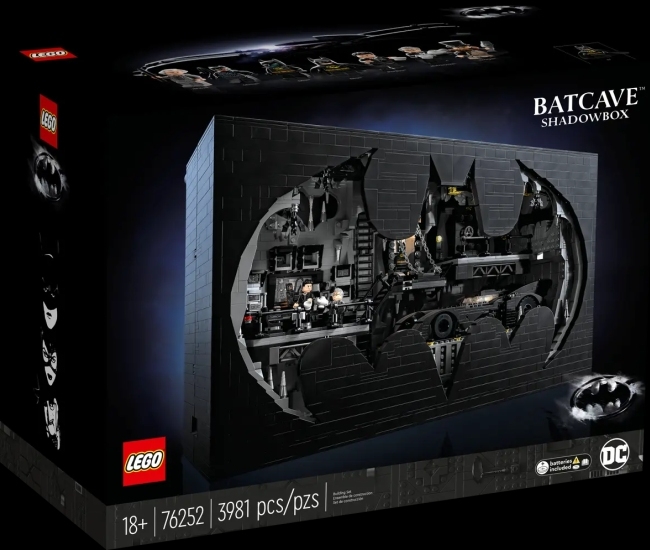 LEGO Batman Returns Batcueva Caja Sombra: Explora la Batcueva con LEGO Batman