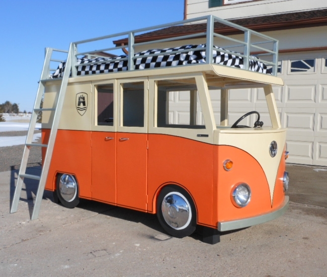 Dale a tus hijos un lugar de ensueño con la litera VW Bus!