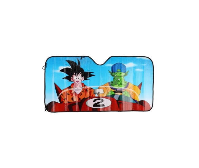 Parasol Dragon Ball Z Goku and Piccolo Car Sunshade - Protege tu coche con estilo