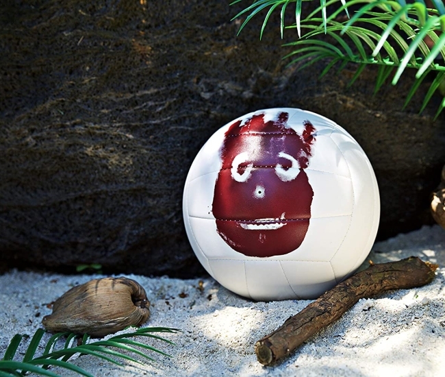 No pierdas nunca a tu amigo WILSONNNNNN con la pelota de voleibol replica de la película Naufrago (Cast Away)