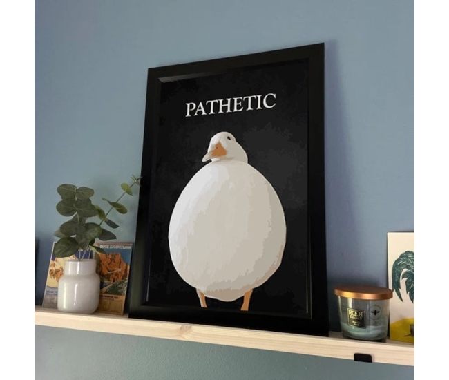 Póster del Pato Patético - Personalizable y hecho a mano