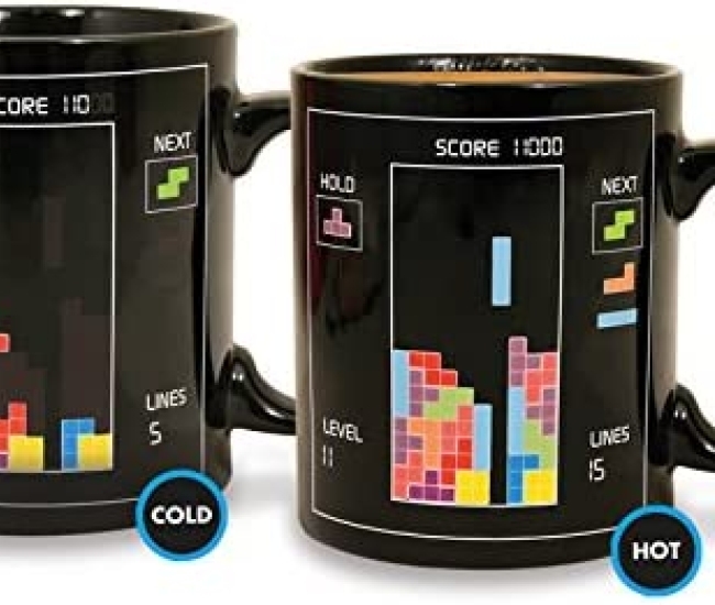 Taza Tetris Heat Changing: el regalo original para los fans de Tetris