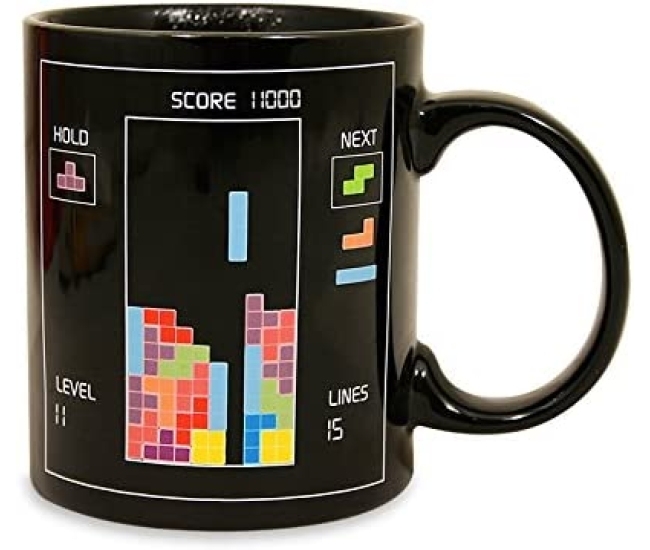 Taza Tetris Heat Changing: el regalo original para los fans de Tetris