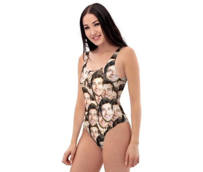 Traje de baño personalizado con la cara de quien tú quieras