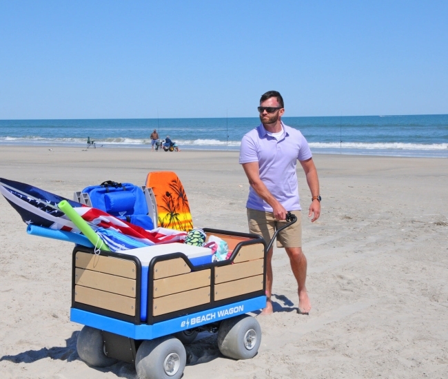 Vagón Motorizado Todoterreno | El transporte más original para la playa