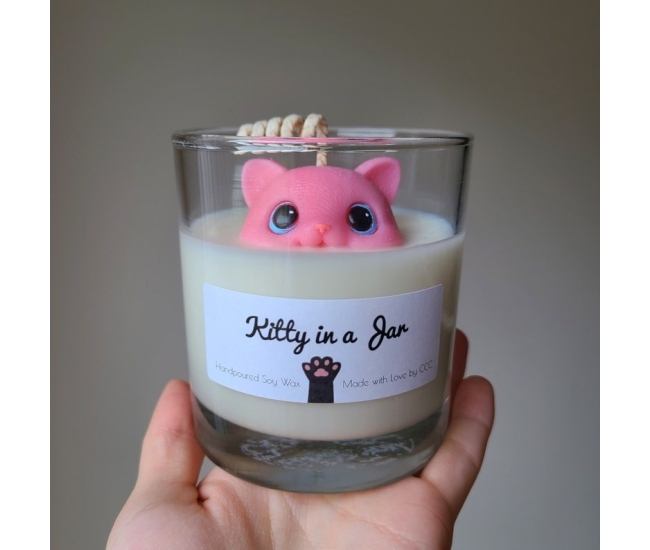 Velas de gatitos en frascos - El regalo perfecto para los amantes de los animales | Cosas Guapas