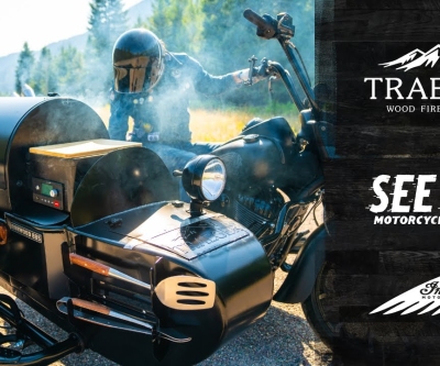 BBQ Grill Sidecar x Traeger Ironwood 885 by See See Motorcycles - La revolución en la comida en la carretera