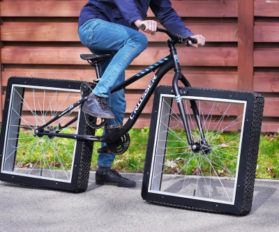 Bicicleta con ruedas cuadradas: descubre la creación más loca de The Q