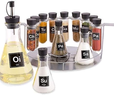 Chemist's Spice Rack: el especiero perfecto para los amantes de la ciencia y la cocina