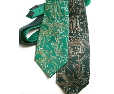 Circuit Board Men's Necktie - La corbata perfecta para los amantes de la tecnología y la moda